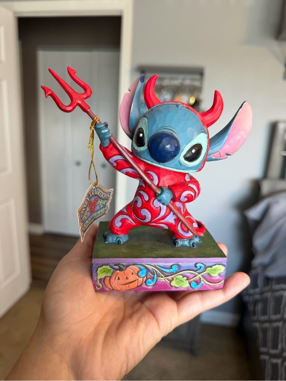 BNWT Disney Traditions Stitch In Devil Costume Figurine
